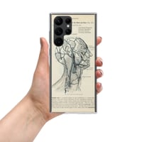 Image 2 of Antique Anatomical Illustration Veins of the Human Head Clear Case for Samsung®