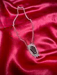 Fleur De Lis Coffin Necklace