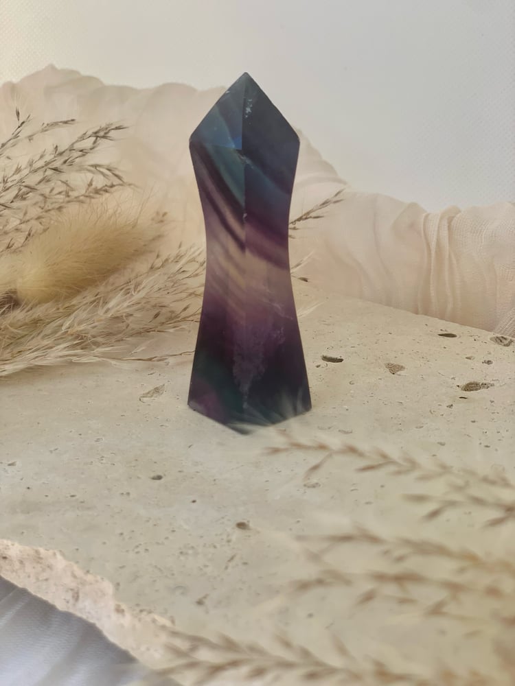 Image of Mini Rainbow Fluorite Obelisks 