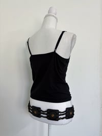 Image 3 of 00s Lace black tank top // S 