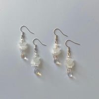 Image 2 of lotus flower earrings 