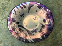 Image 2 of "Cornflowers” satin reduction lustre vase