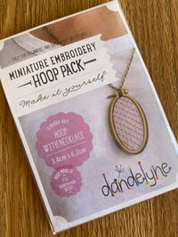 Dandelyne Mini Hoop Necklace Set - Oval