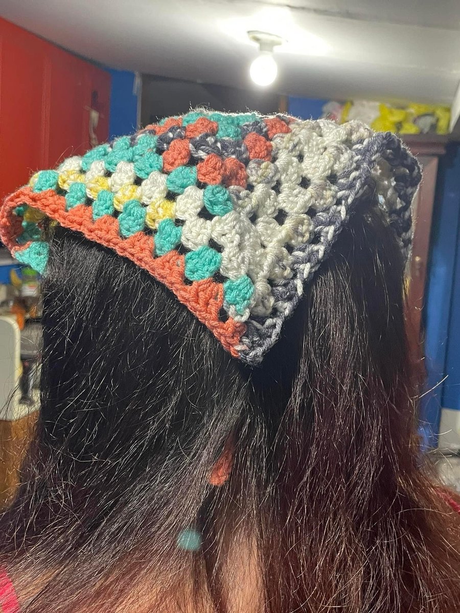 Image of crochet bandana