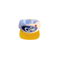 Image 1 of White/Yellow “Built” UC Cap 