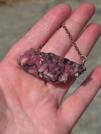 Image 5 of Rhodochrosite raw specimen necklace