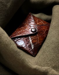 Image 1 of Vintage Crocodile Lettera Card Holder