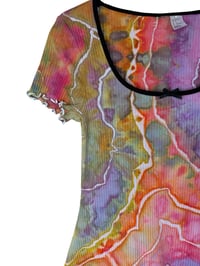 Image 5 of S 90's Babydoll Mini Dress in Euphoria Geode Ice Dye