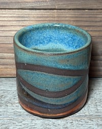 Image 2 of Blue/nutmeg tumbler