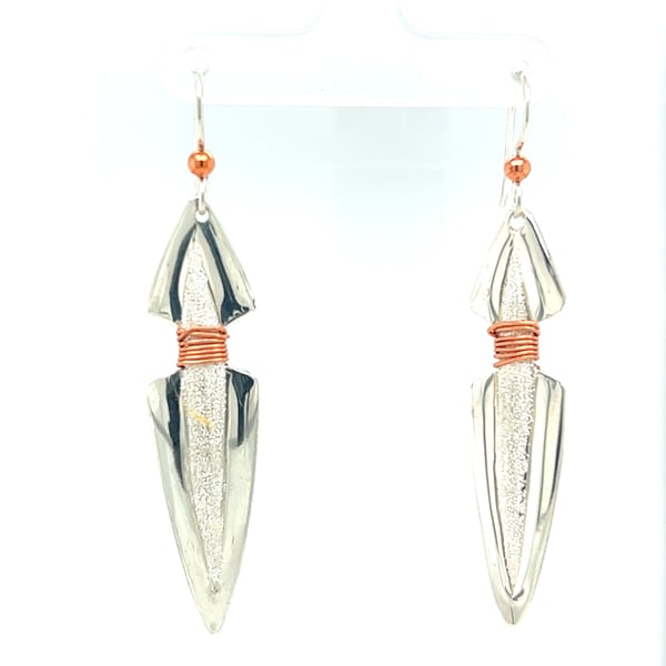 Image of Silver Dagger earrings 