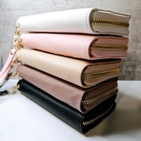 Image 11 of Slim Zippy Cash Wallet W/ Sparkle Effect ✨️