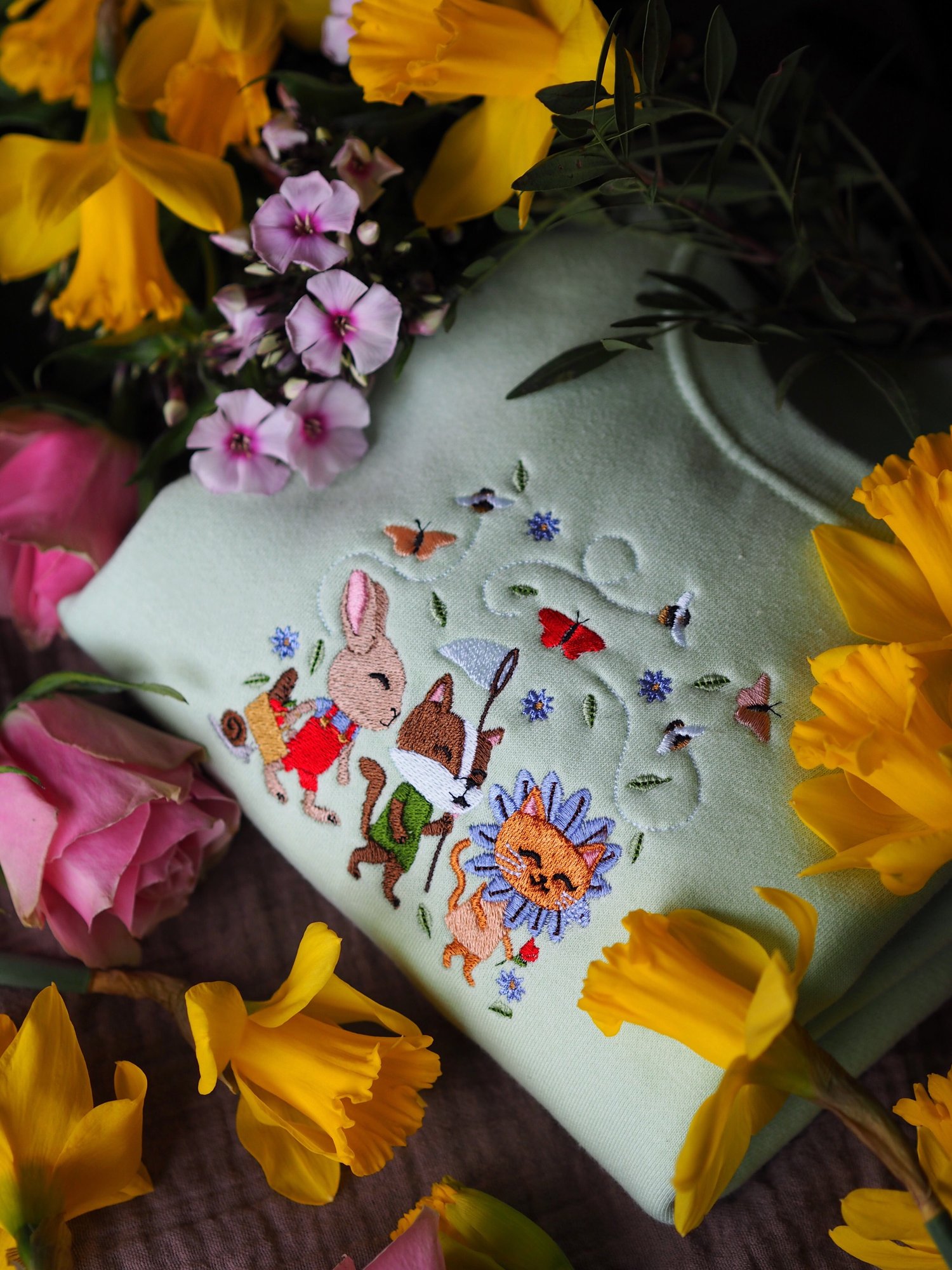 Image of A Year Of Adventures - Spring Edition - Pastel Green Sweater