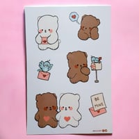 Love Bear Sticker Sheet