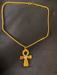 Image 5 of Amber Ankh Chain 