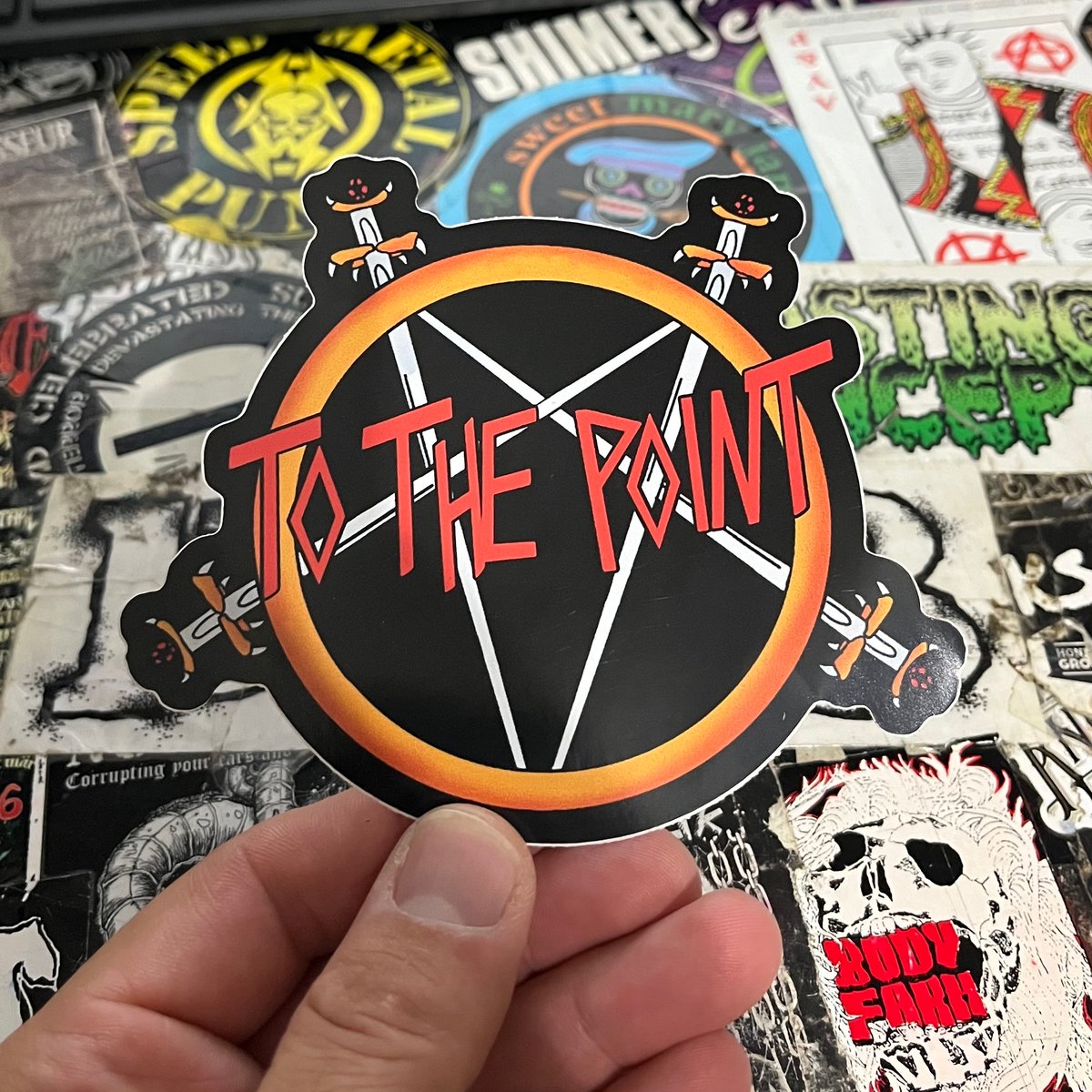 Image of To The Point "Slayer" 5" Sticker