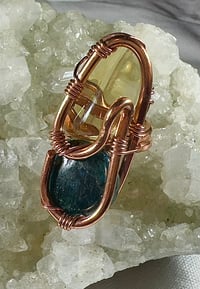 Image 2 of Combination (Obsidian and Blue Apatite)