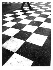 Image of "Crosswalk" Serigraph Poster (P1B-A0539)