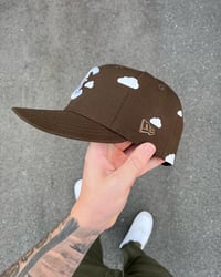 Image 4 of MOCHA BROWN PARTLY  CLOUDY CHICAGO CUBS CUSTOM FITTED CAPo