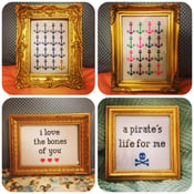 Image of Framed Cross Stitch pictures