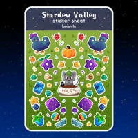 Image 1 of stardew valley - sticker sheet!