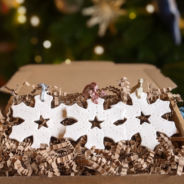 Image of Snowflake Decorations