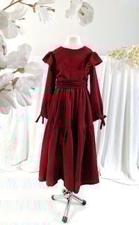 Image 1 of Girls photoshooting dress Suzie | size 116/122(EU) | 4-6 years | burgundy 