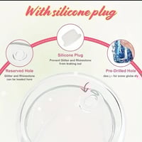 Image 2 of 1100 Snowglobe Tumbler- Clear