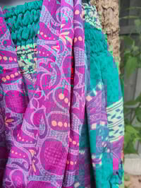 Image 8 of MYLA tassel top pink purple dash of gold