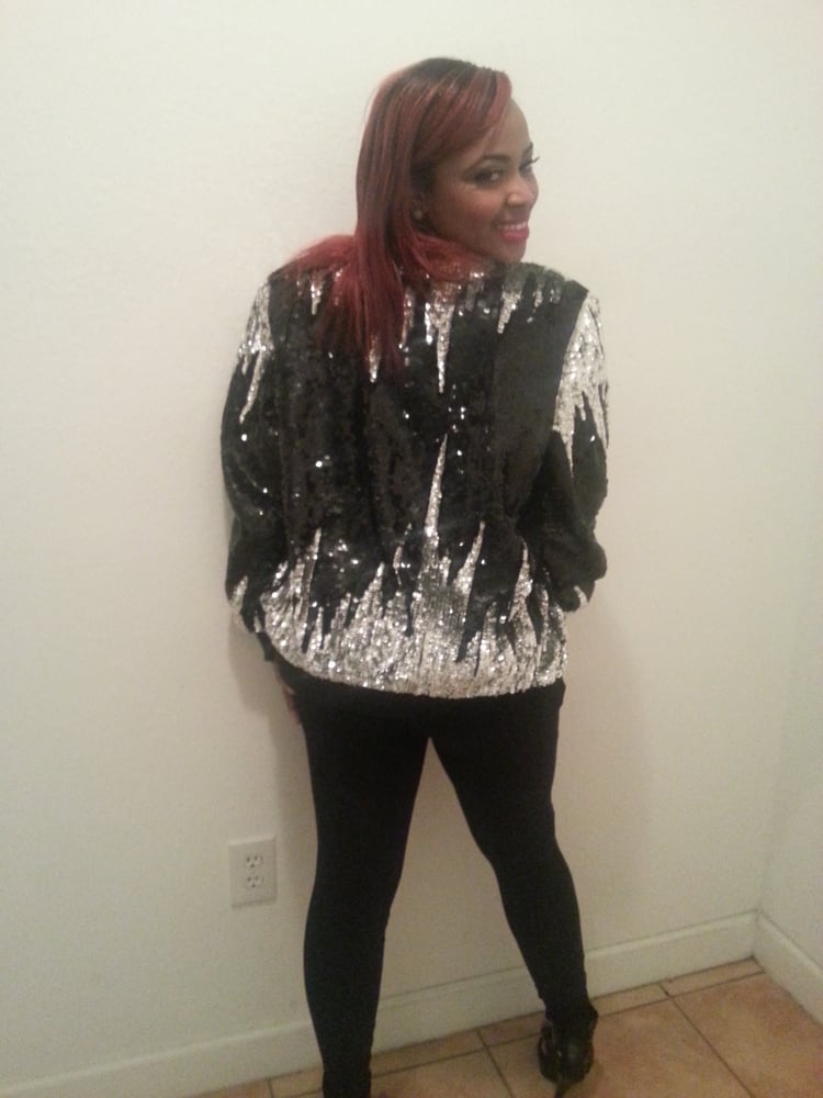 Image of Flashy Sequence Vintage Jacket