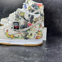 Image 10 of NIKE SUPREME X DUNK HIGH OG QS SB RAMMELLZEE MENS SHOES SIZE 9.5 NEW