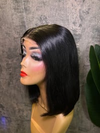 Image 3 of 12” Bob 4x4 Closure Wig
