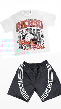 Image 2 of Victory Is Ours Tee (w/red)