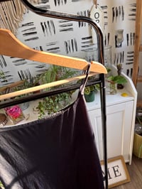 Image 3 of Black bodycon dress with back slit