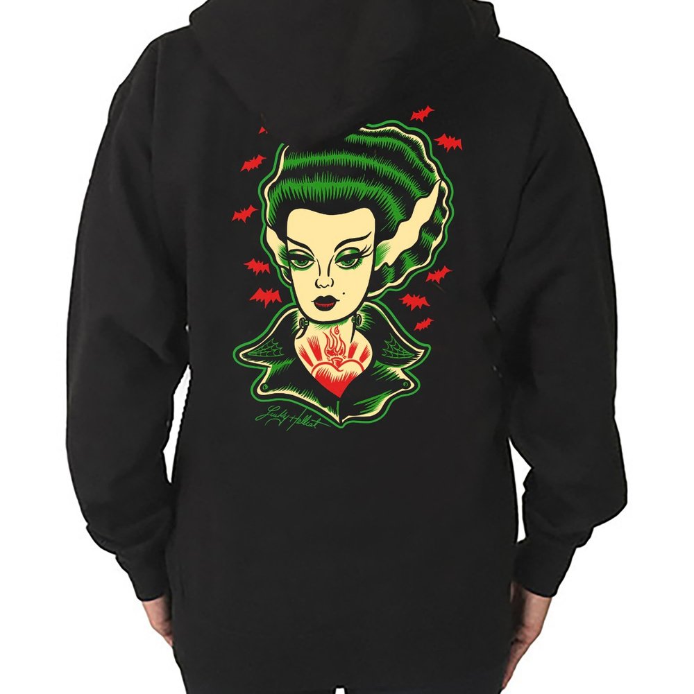 Monsterbilly Queen Zip Up Hoodie