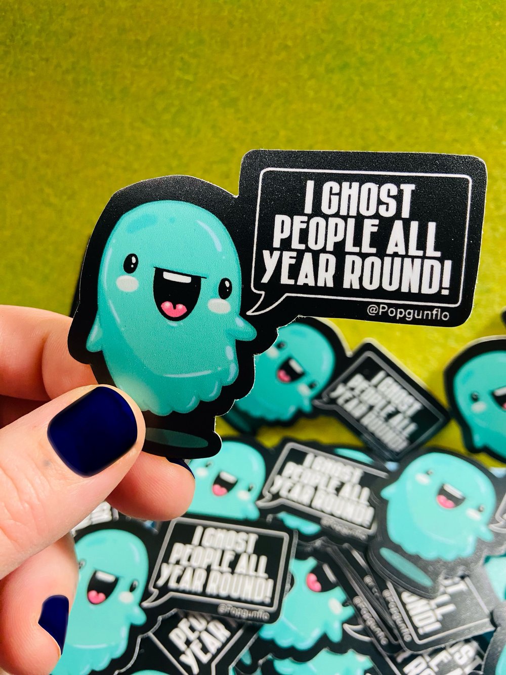 Ghosted Sticker