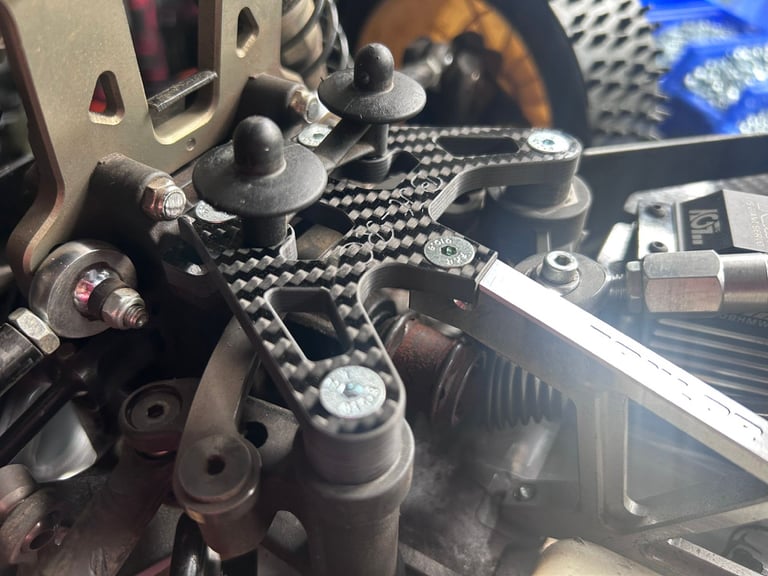 BoneHead RC Losi 5ive 5B TLR Upgraded Front Chasiss Steering Brace Image 5
