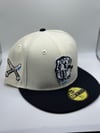 PBJ Hat Club Navy/Chrome 7 1/4