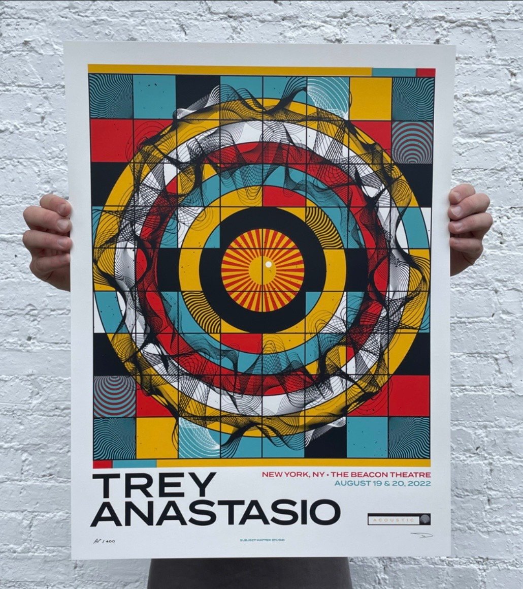 Trey Anastasio, The Beacon Theatre, Regular | Subject Matter Studio