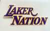 Laker Nation decal 