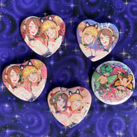 Image 1 of TogaChako & BakuDeku Assorted Button Pins