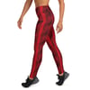 BOSSFITTED Red Snake Yoga Leggings