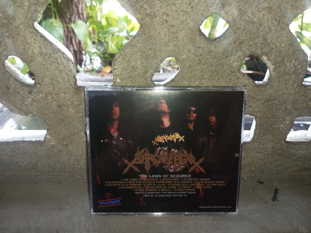 CD SARCOFAGO - THE LAWS OF SCOURGE