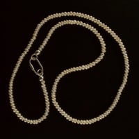 Image 1 of Mini pearl necklace - sterling silver 
