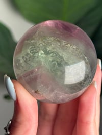 Image 2 of RAINBOW FLUORITE SPHERE -CHINA- N