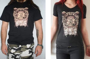 Image of T-shirt Burning Flesh skull - Men and women