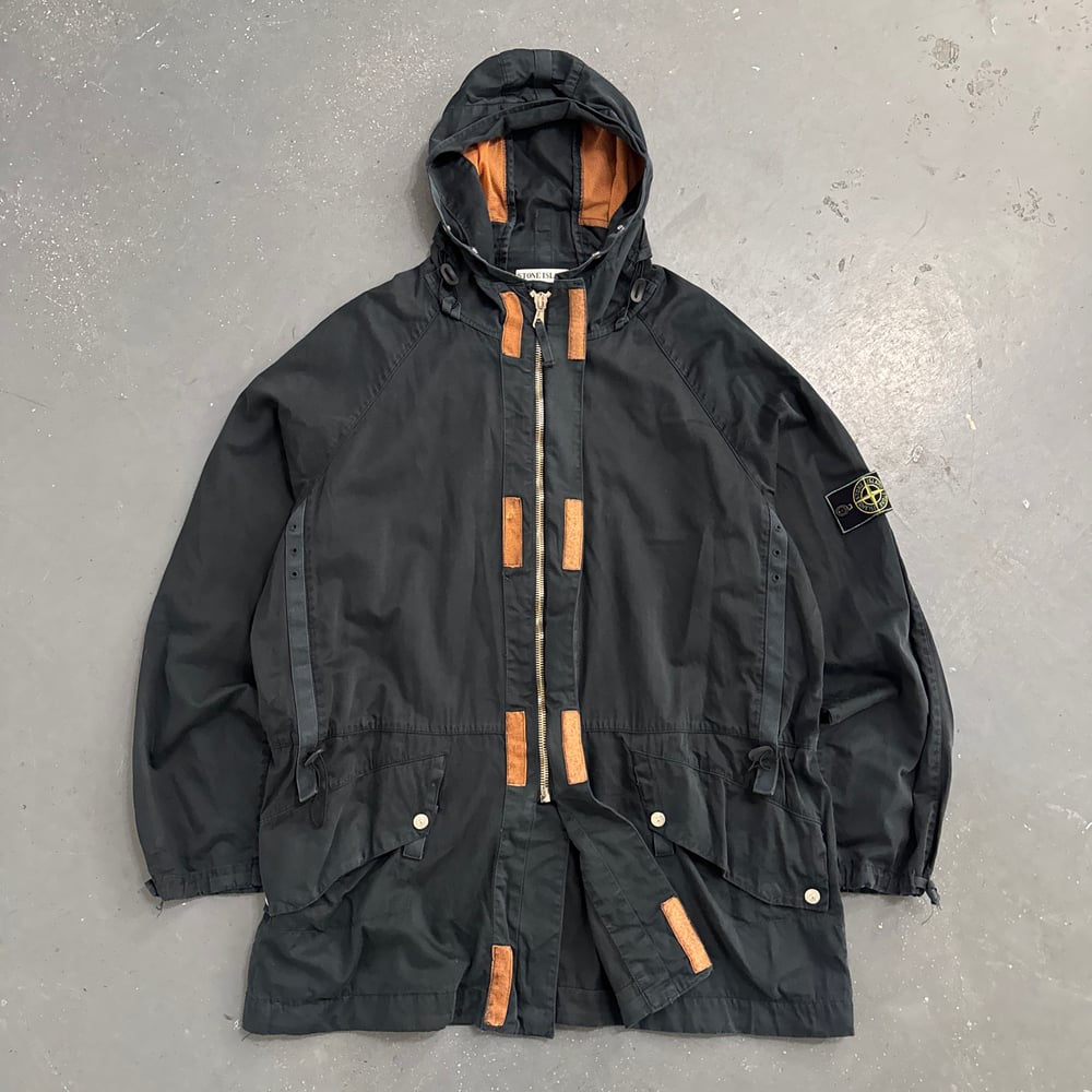 Image of SS 2000 Stone Island Raso Gomatto jacket, size large