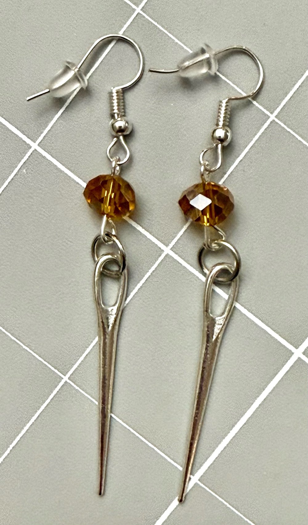 Image of Sewing Needle Earrings