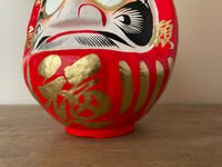 Image 6 of  Classic Takasaki Handcrafted Red Daruma Doll