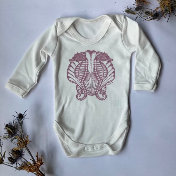 Image of Seahorse Baby Vest