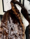 “Foxy Brown” Vintage Silk Fox Fur